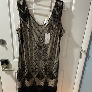Black Beaded Dress